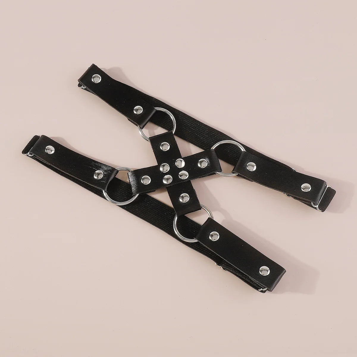 Midnight Cage Thigh Harness Shoptery