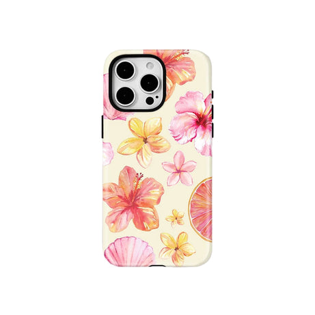 Tropical Bloom Art Aesthetic iPhone Case TYFL096 Shoptery
