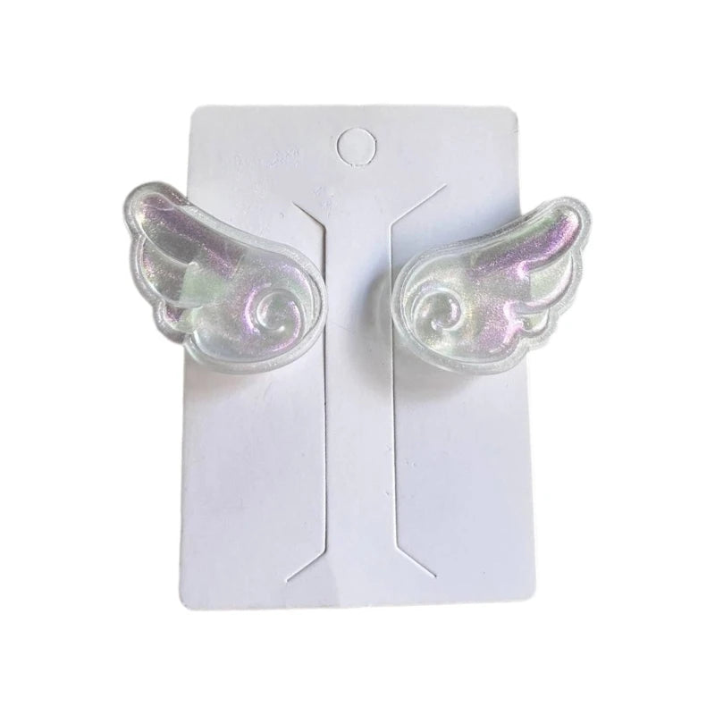 Decora Angel Wing Hair Clip with Cross Heart & Bow Accessories 2PCS-3CM Shoptery