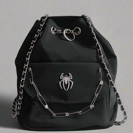 Venom Chain Alt Punk Backpack black Shoptery