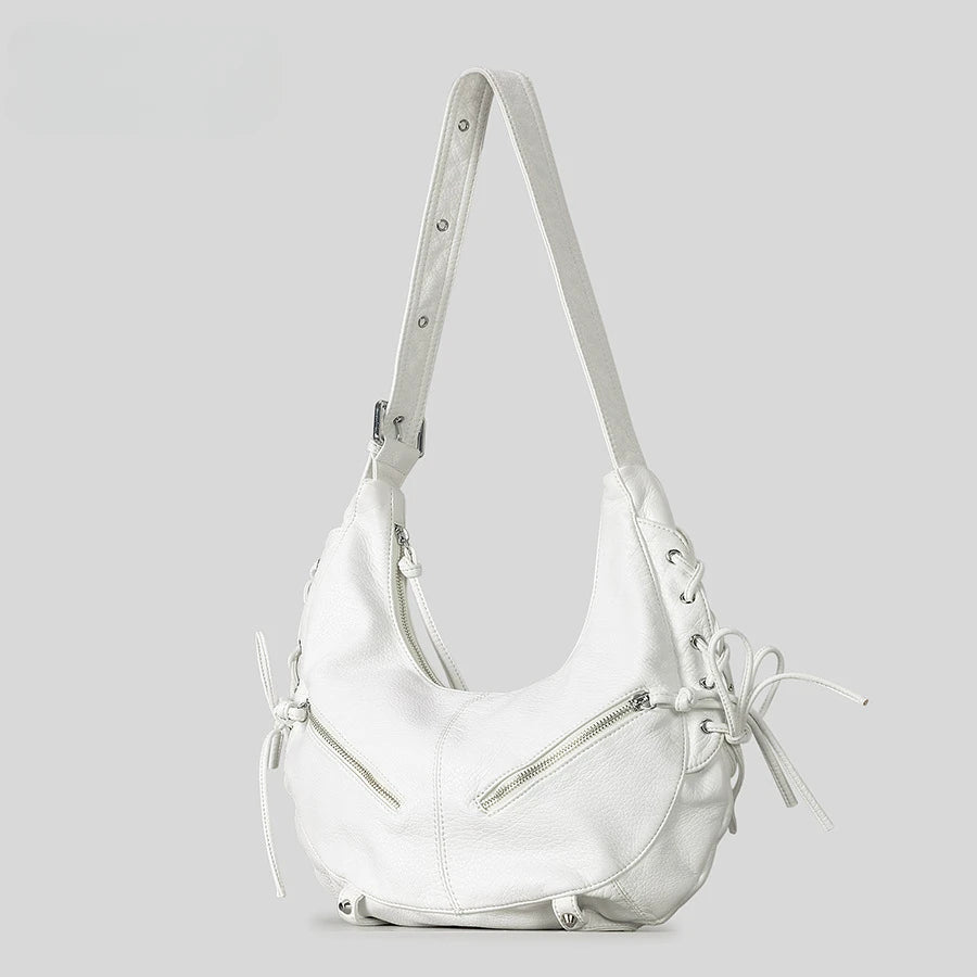 Rogue Crescent Zip Bag White Shoptery