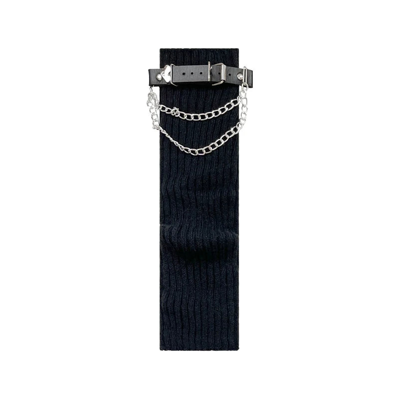 Rebel Grip Belted Y2k Socks style01 Shoptery