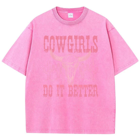 Desert Rebel Washed Aesthetic T-Shirt Rose Red Shoptery