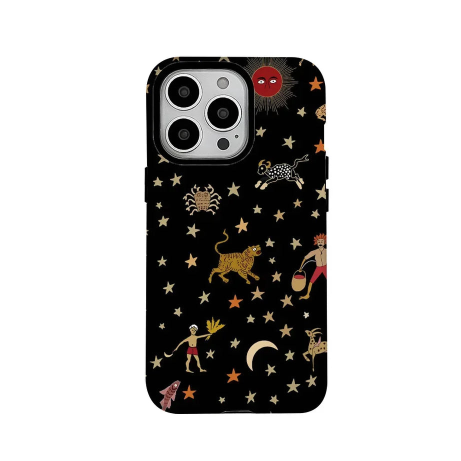 Zodiac Star Pattern iPhone Case 1 Shoptery