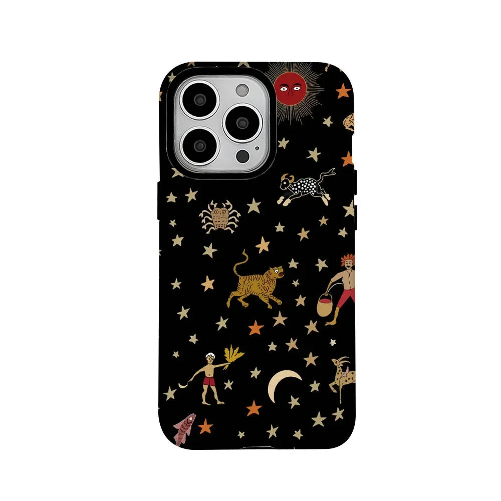 Zodiac Star Pattern iPhone Case 1 Shoptery