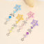 Decora Pastel Star Beaded Bow Dangle Hair Clips Set of 4 type01 Shoptery