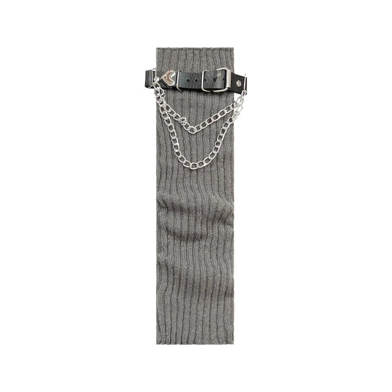 Rebel Grip Belted Y2k Socks style04 Shoptery