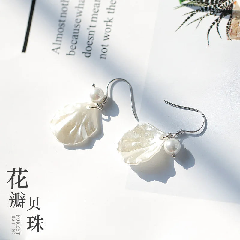 Mermaidcore Ocean Bloom Pearl Drops Shoptery