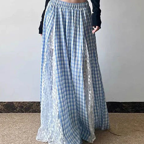 Pastel Bloom Picnic Coquette Skirt Shoptery