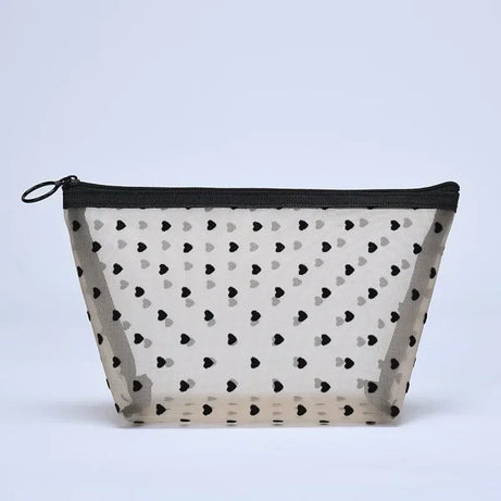 Sheer Hearted Aesthetic Cosmetic Bags Beige-NO.3 Shoptery