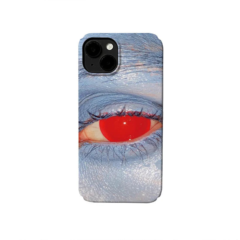 Red Eye Close-Up iPhone Case DFL-197DFL24832901 Shoptery