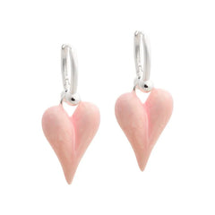 Melted Heart Drop Coquette Earrings Shoptery