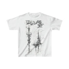 Alt Gothic Ruins Spaghetti Top White2 Shoptery