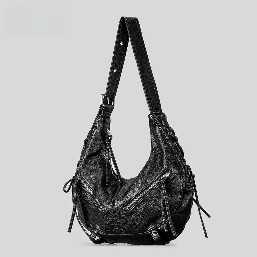 Rogue Crescent Zip Bag Black Shoptery