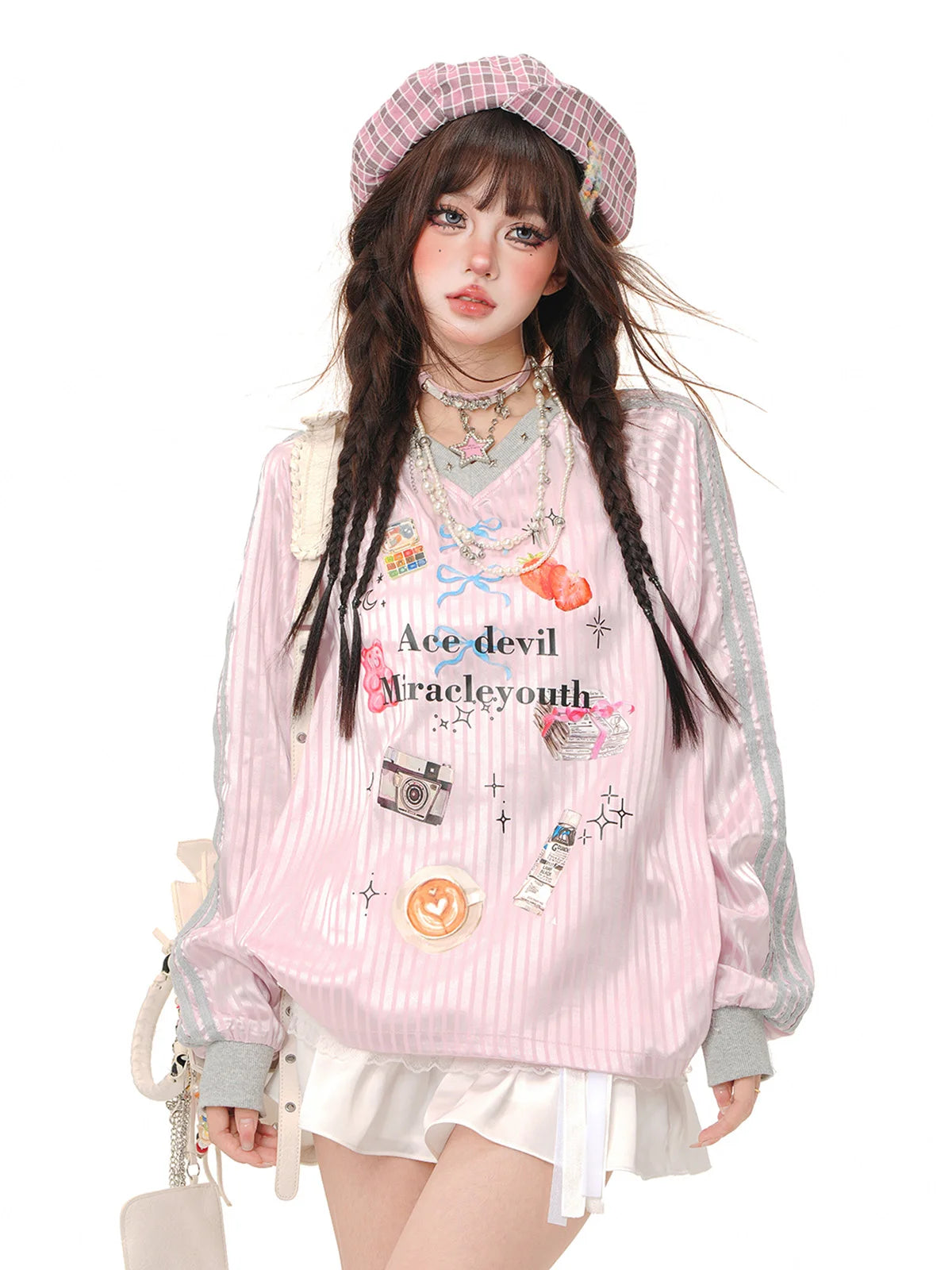 Kawaii Candycore Dream Girl Top Pink Shoptery