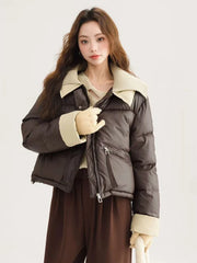 Mocha Chill Zip-Up Jacket Shoptery