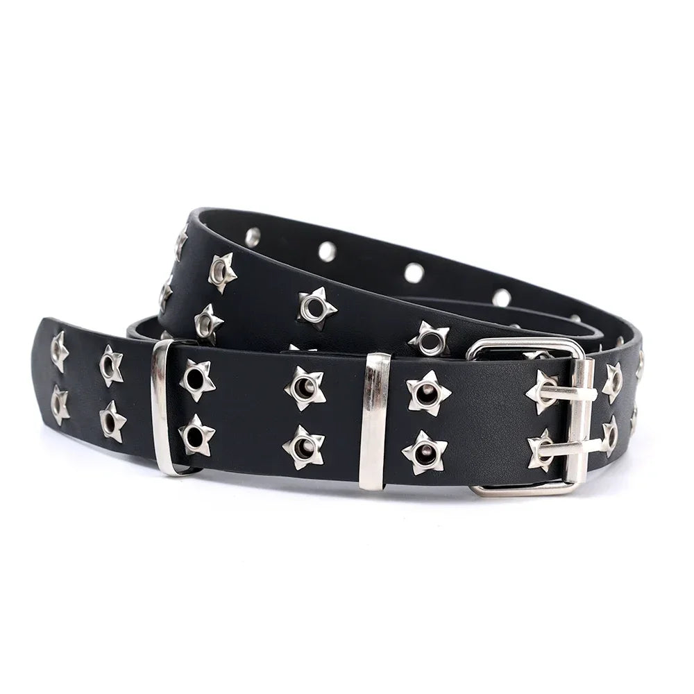 Starbite Duo Punk Alt Belts black Shoptery