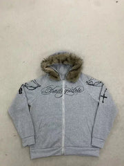 Saint Sinner Faux Fur Hoodie Shoptery