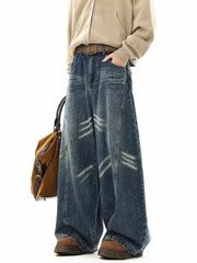 Shadow Fade Baggy Jeans Blue Shoptery