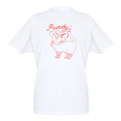 Aesthetic Cowboy Cat Graphic T-shirt White Shoptery