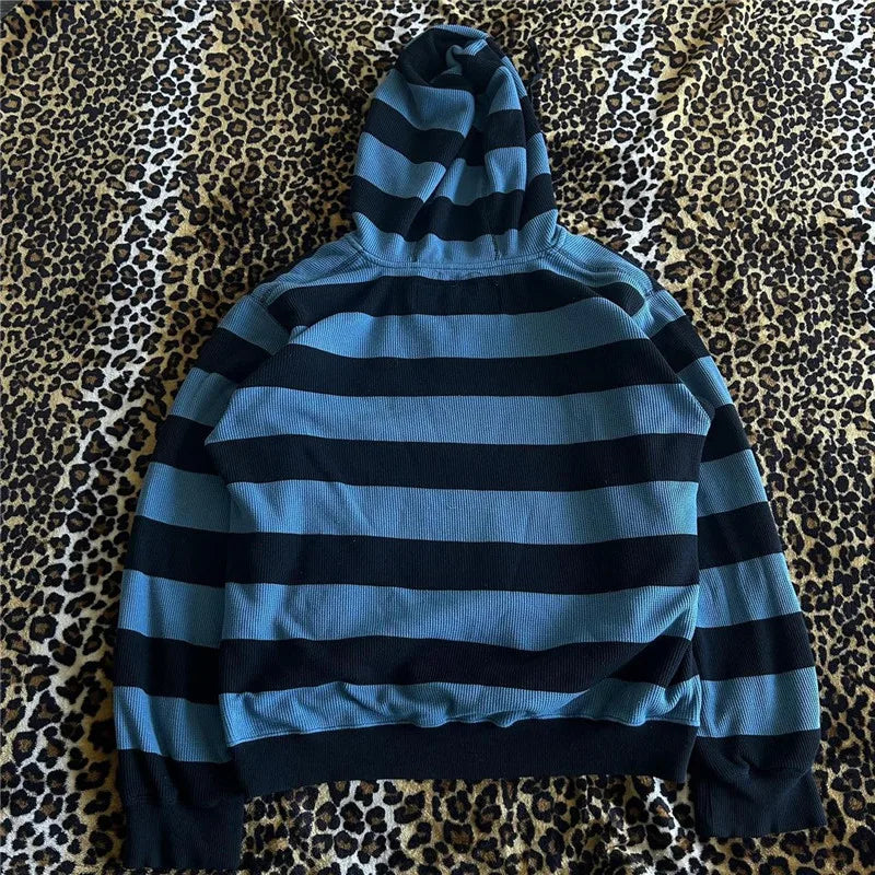 Blue Venom Grunge Hoodie Shoptery