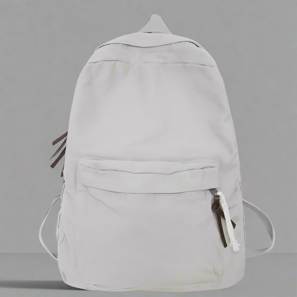 Forest Day Classic Aesthetic Backpack Light Grey Shoptery