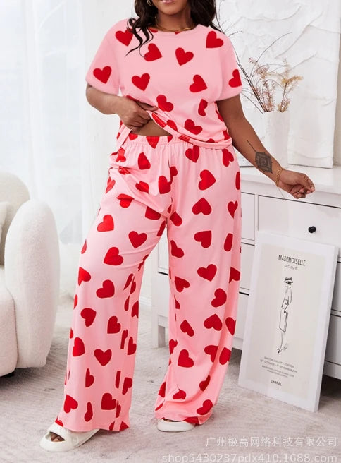 Women's Sling Printed Top and Pants Set