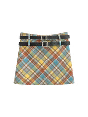 Buckle Retro Skirt Shoptery