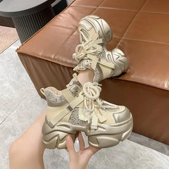 Glitter Tank Sneakers Shoptery