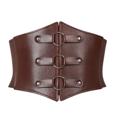 Obsidian Ring Buckle Corset Goth Belt style B 1PCS Shoptery