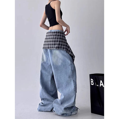 Cloudline Pocket Flare Edgy Y2k Jeans Shoptery