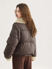 Mocha Chill Zip-Up Jacket Shoptery