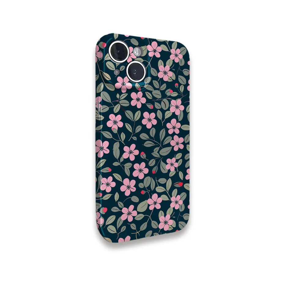 Pink Floral Pattern iPhone Case 2 Shoptery