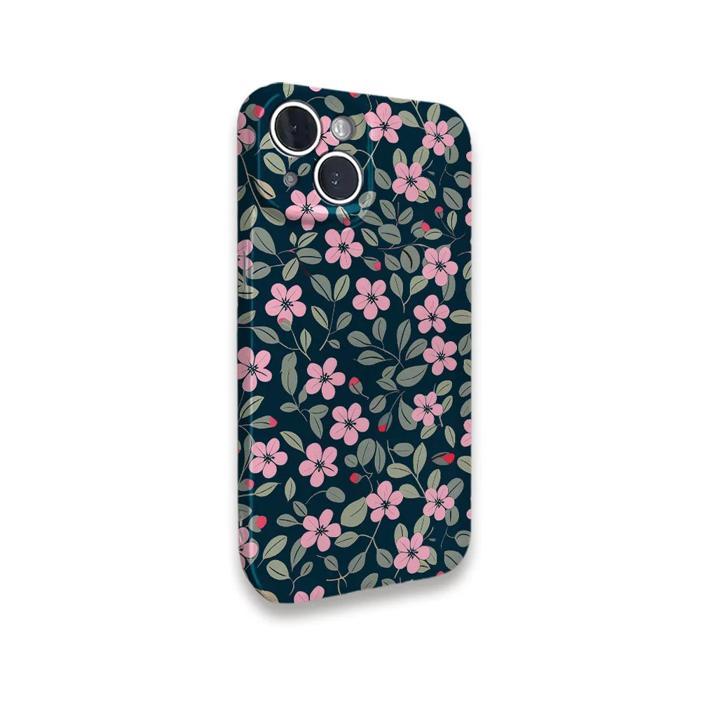 Pink Floral Pattern iPhone Case 2 Shoptery