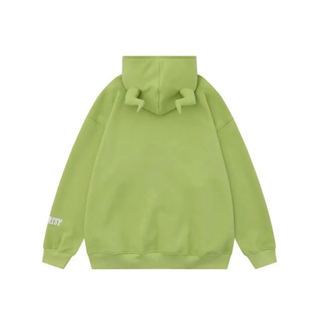 Alt Edgy Devil Spider Zip Hoodie Shoptery