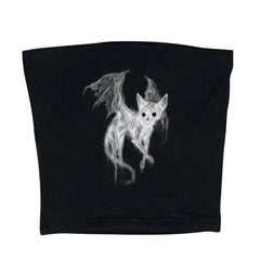 Bat Cat Alt Goth Horror Top Black 1 Shoptery