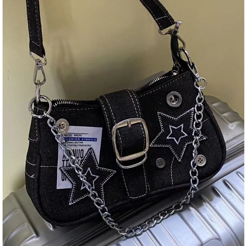 Cosmic Y2k Buckle Bag Shoptery