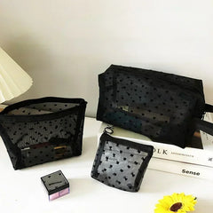 Sheer Hearted Aesthetic Cosmetic Bags Shoptery