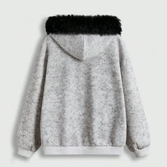 Fallen Grace Cross Zip Hoodie Shoptery