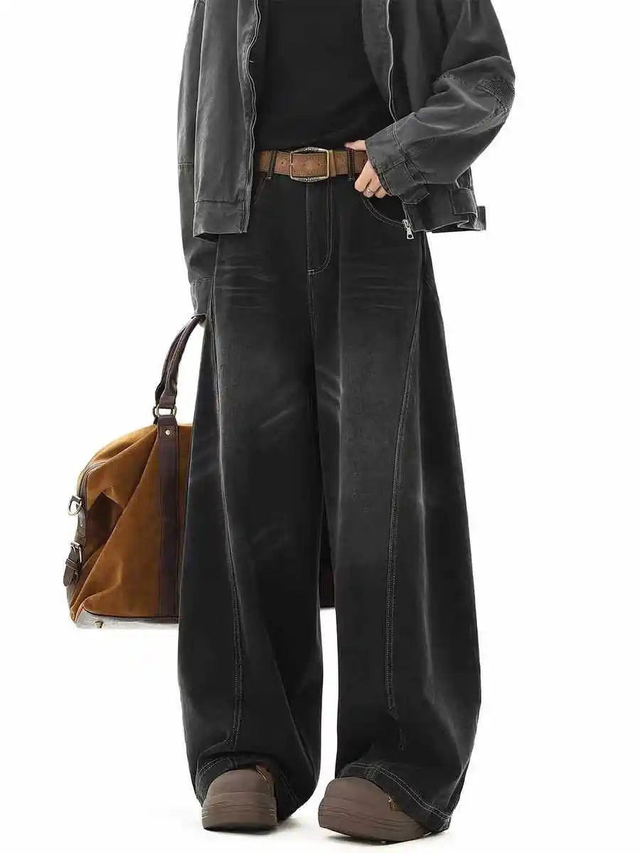 Shadow Fade Baggy Jeans Shoptery