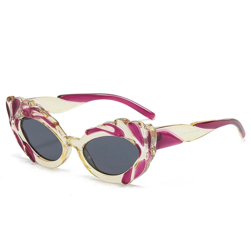 Retro Noir Thorn Cat-Eye Sunglasses C5 look picture Shoptery