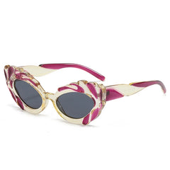 Retro Noir Thorn Cat-Eye Sunglasses C5 look picture Shoptery