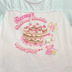 Fairy Kei Mezzo Piano Strawberry Shortcake Pastel Graphic Tee Shoptery