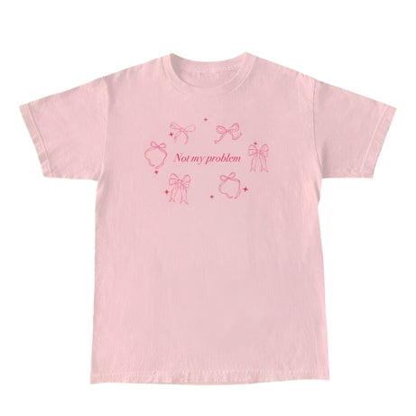Coquette Mood Bow T-Shirt Pink Shoptery
