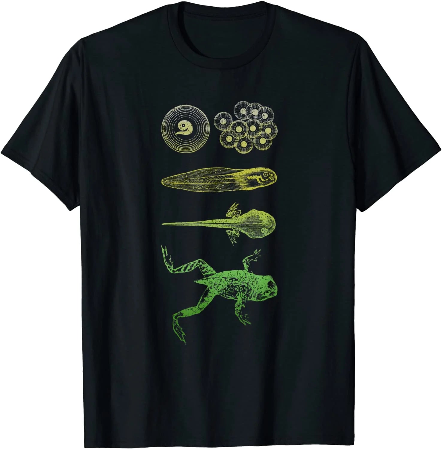 Amphibian Stages Edgy T-Shirt black Shoptery