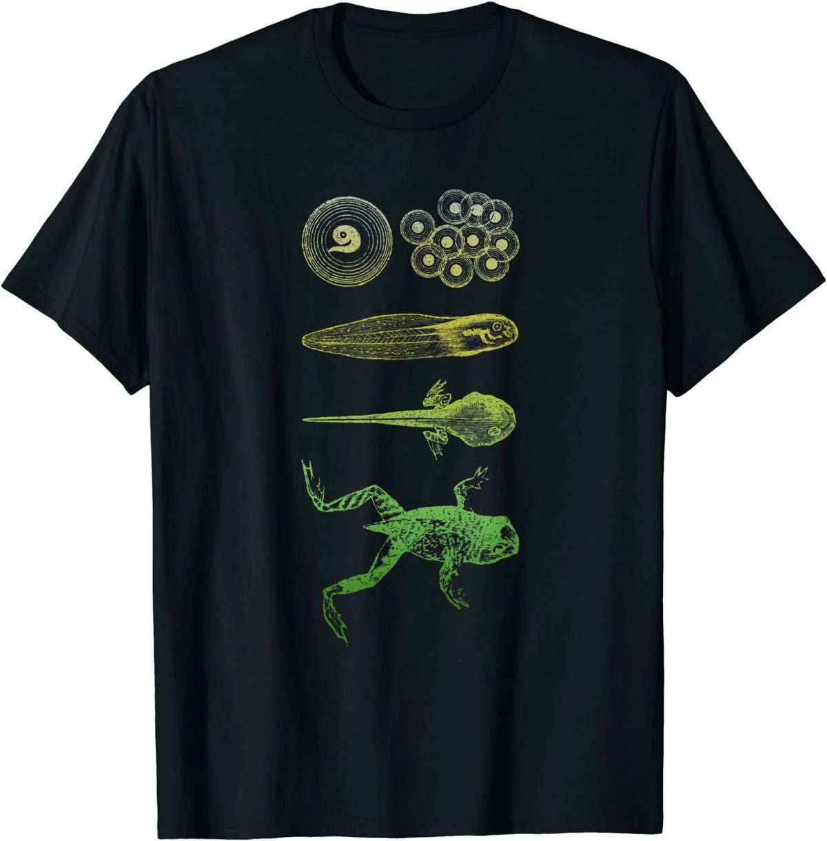 Amphibian Stages Edgy T-Shirt black Shoptery