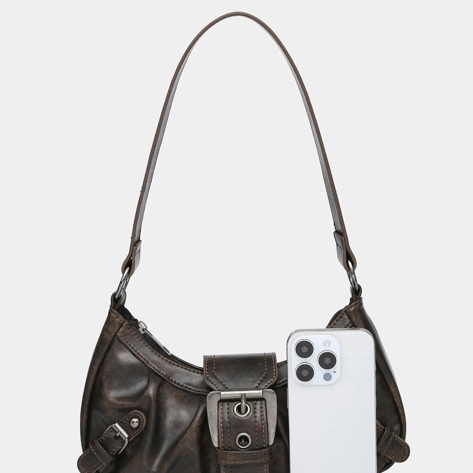 Buckle Rouge Y2k Shoulder Bag Shoptery