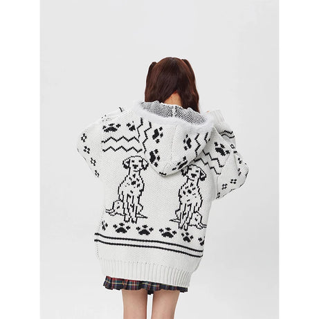 Dalmatian Dream Knit Jacket Shoptery