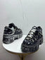 Visual Kei Studded Chain Platform Chunky Sneakers black Shoptery