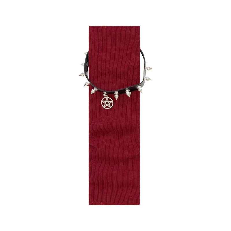 Rebel Grip Belted Y2k Socks style10 Shoptery